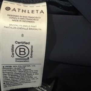 Athleta Navy Ankle Pants